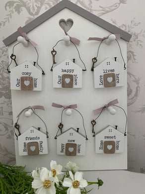 Wooden House Hanger .... 6 designs